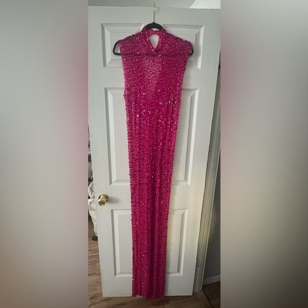 COPY - Denoa Label Fuchsia Maxi Dress (Size L)